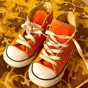 Orange Converse